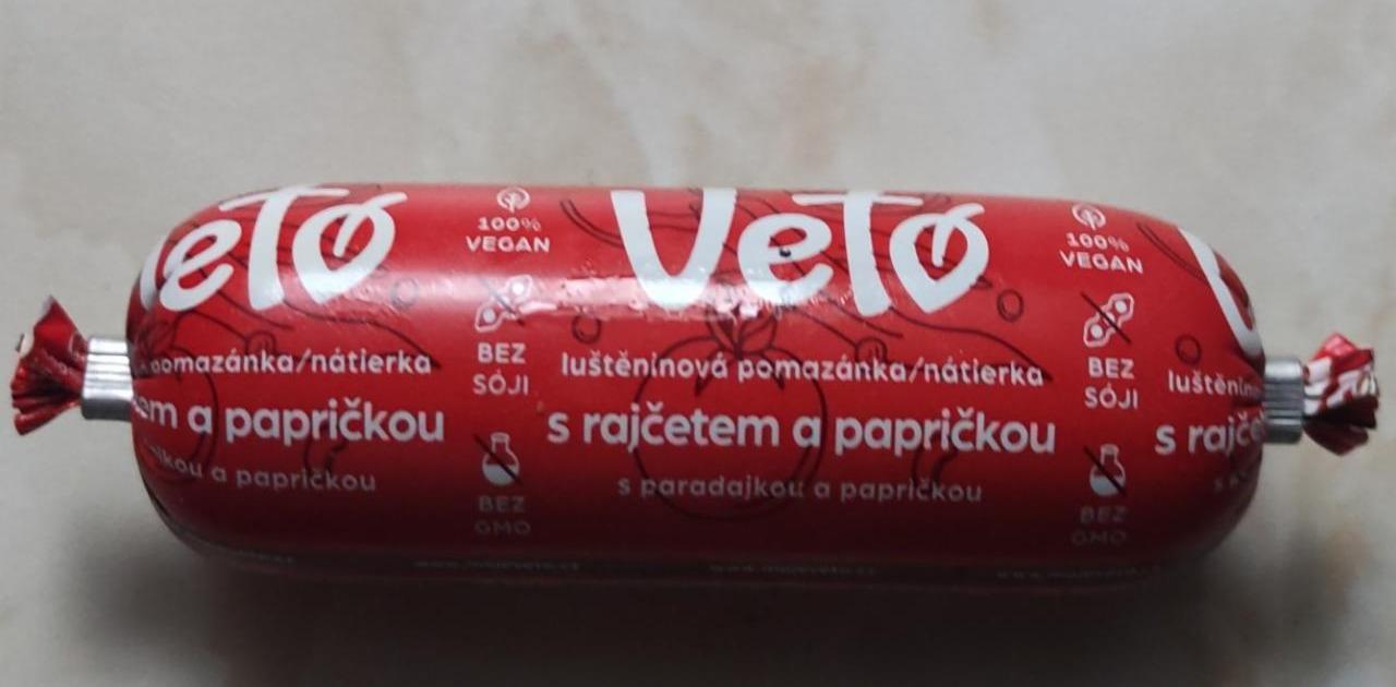 Fotografie - Luštěninová pomazánka s rajčetem a papričkou Veto