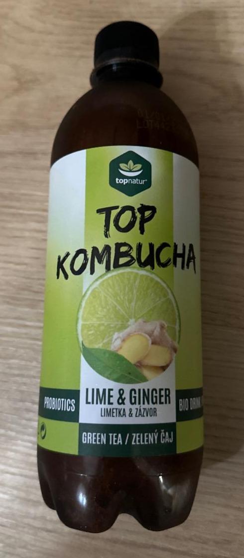 Fotografie - Top Kombucha lime & ginger Topnatur