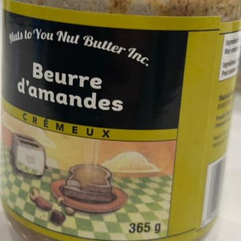 Fotografie - Beurre d’amandes Nuts to You Nut Butter Inc.
