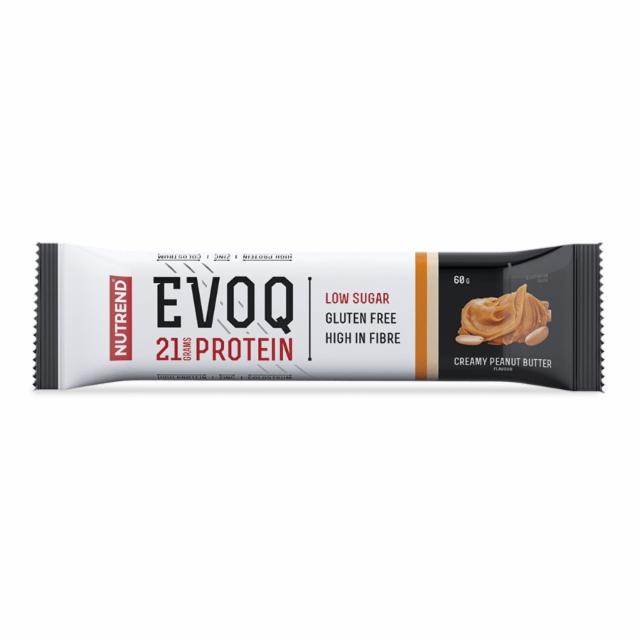 Fotografie - EVOQ creamy peanut butter (arašídové máslo) Nutrend