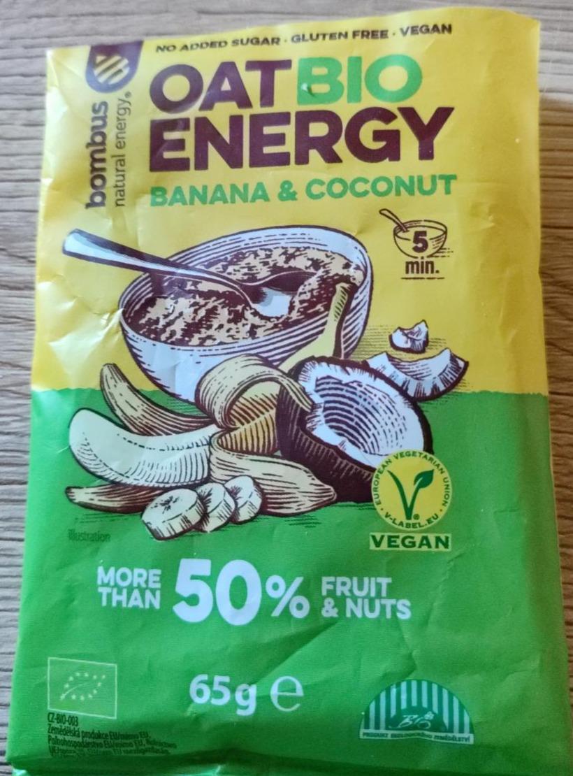 Fotografie - Oat Bio Energy Banana & Coconut Bombus