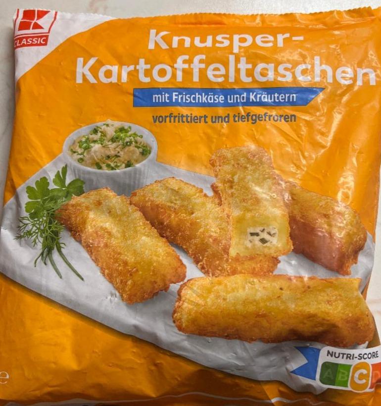 Fotografie - Knusper-kartoffeltaschen mit Frischkäse und Kräutern K-Classic