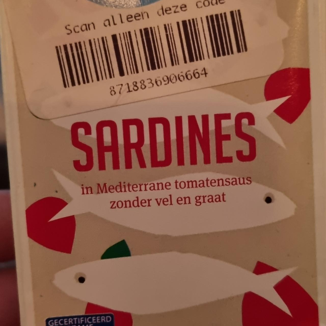 Fotografie - sardines in mediterrane tomatensaus