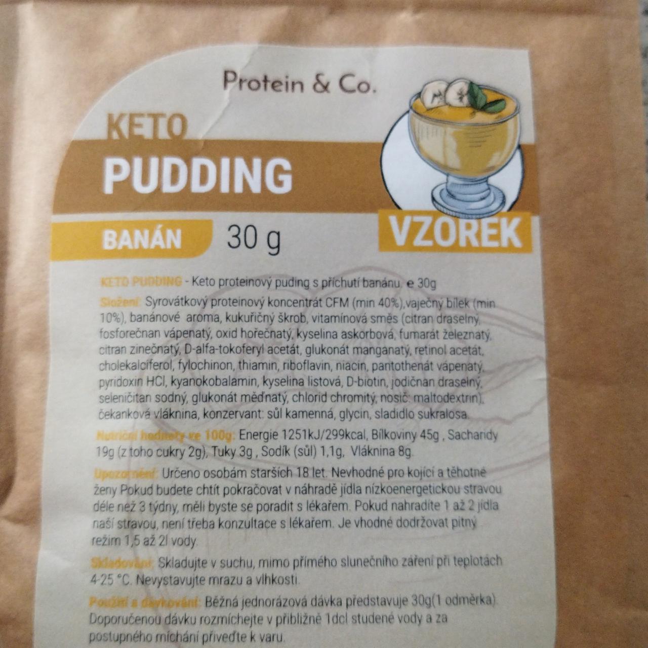 Fotografie - Keto puding Banán Protein & Co.