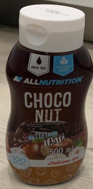 Fotografie - Choco Nut Sugar Free Syrup Allnutrition