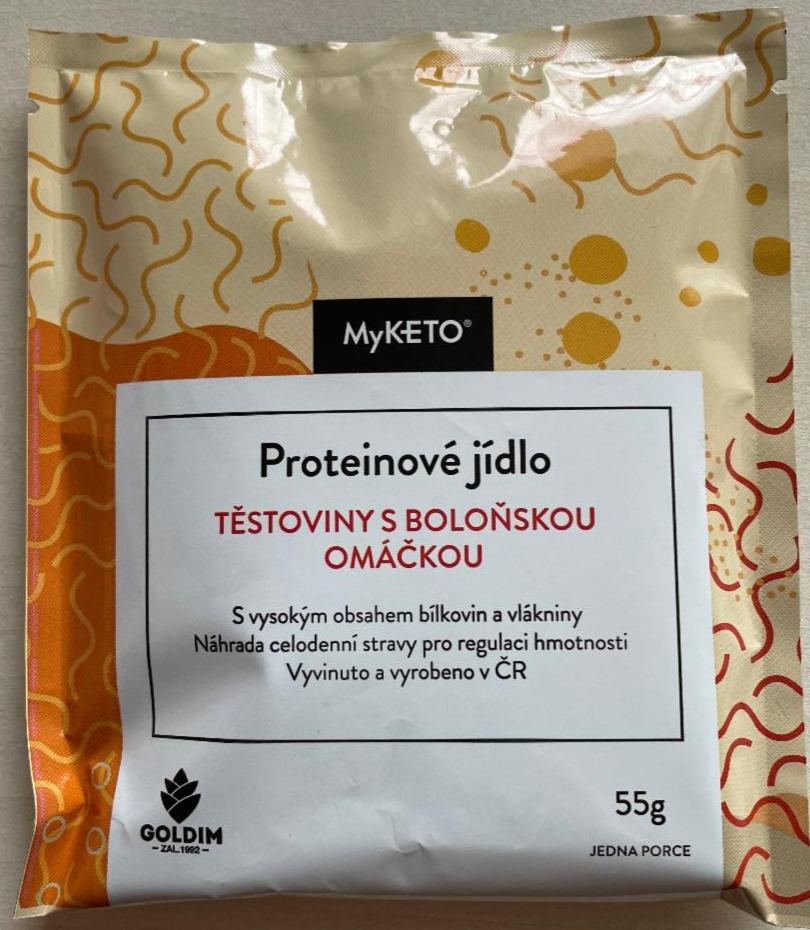 Fotografie - Proteinové jídlo těstoviny s boloňskou omáčkou MyKeto