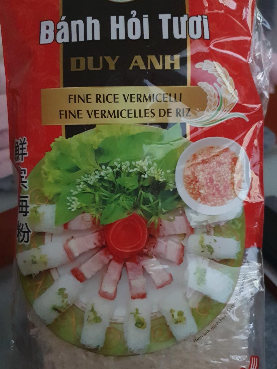 Fotografie - Instantní tenké rýžové nudle plátky Bánh Hỏi Tươi Duy Anh