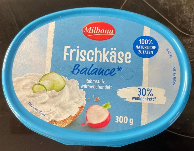 Fotografie - Frischkäse Balance 30% weniger Fett Milbona