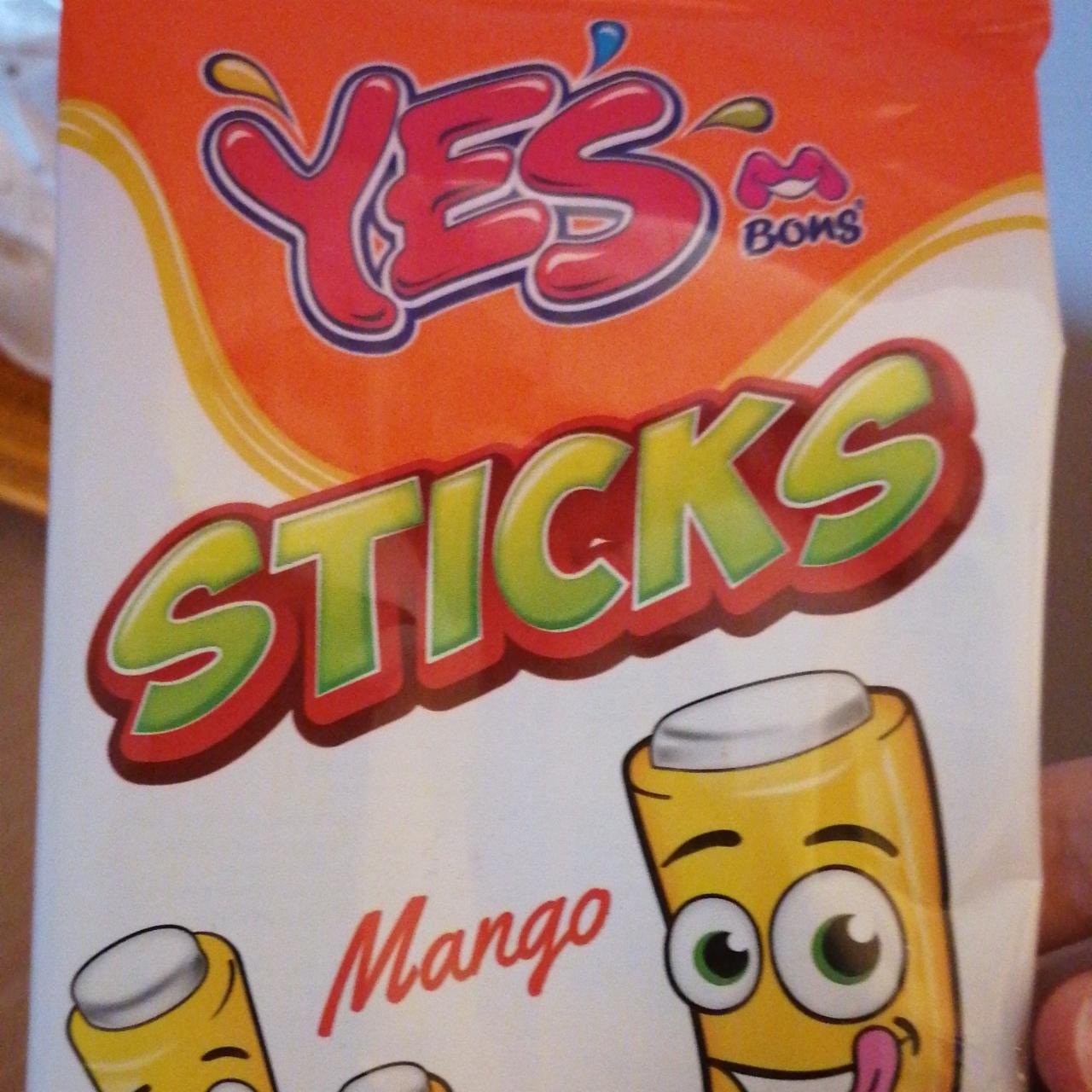 Fotografie - sticks mango yes
