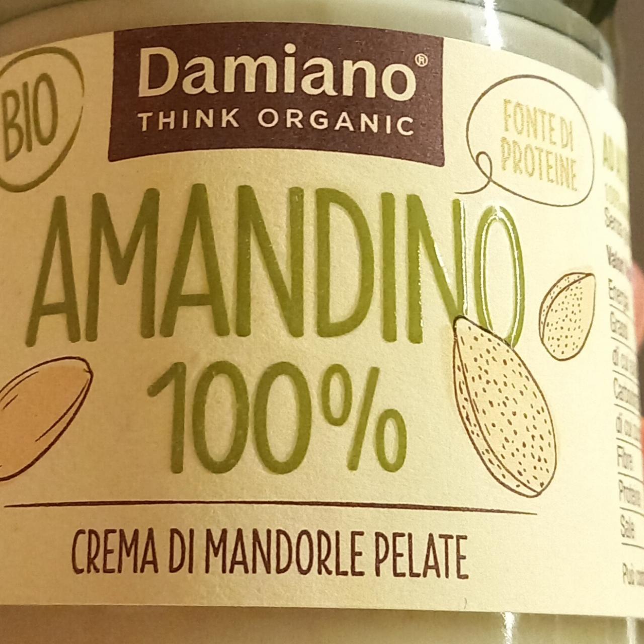 Fotografie - Amandino 100% crema di mandorle pelate Damiano