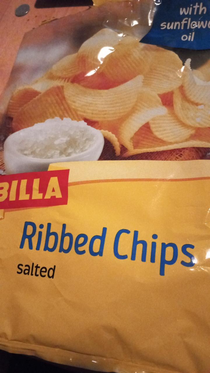 Fotografie - Ribbed chips salted Billa