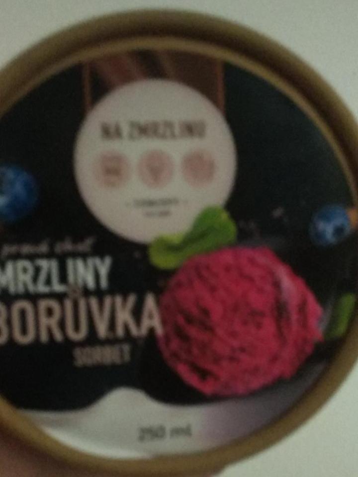 Fotografie - Ta pravá chuť zmrzliny Borůvka sorbet Na Zmrzlinu