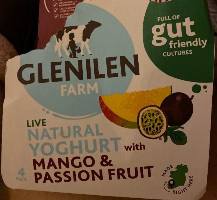 Fotografie - Natural Yoghurt with Mango & Passion Fruit Glenilen Farm