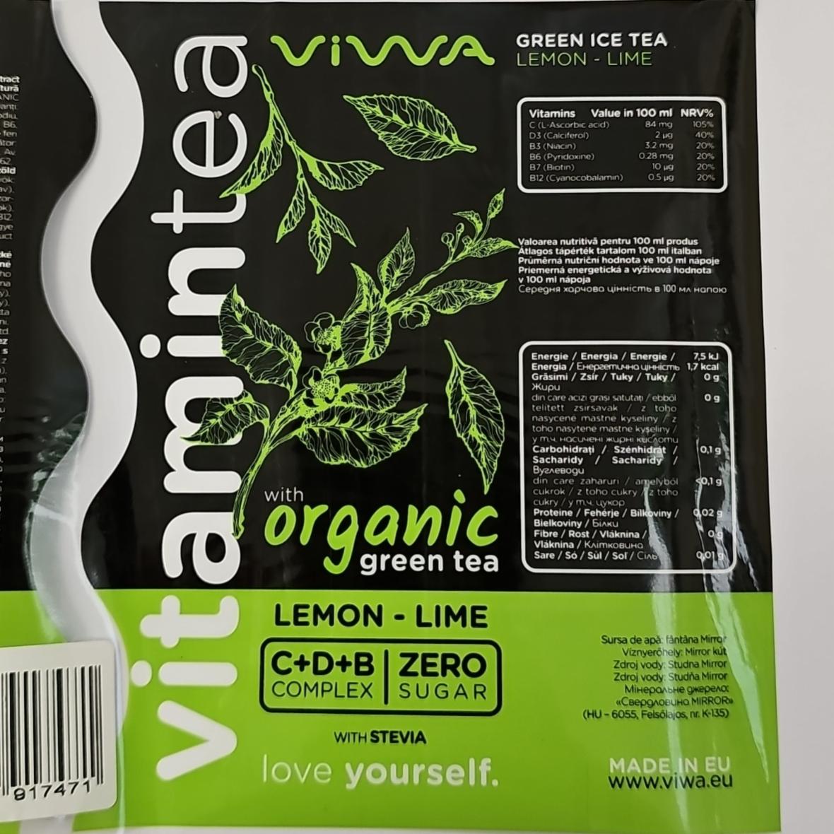 Fotografie - VitaminTea organic Lemon Lime Viwa