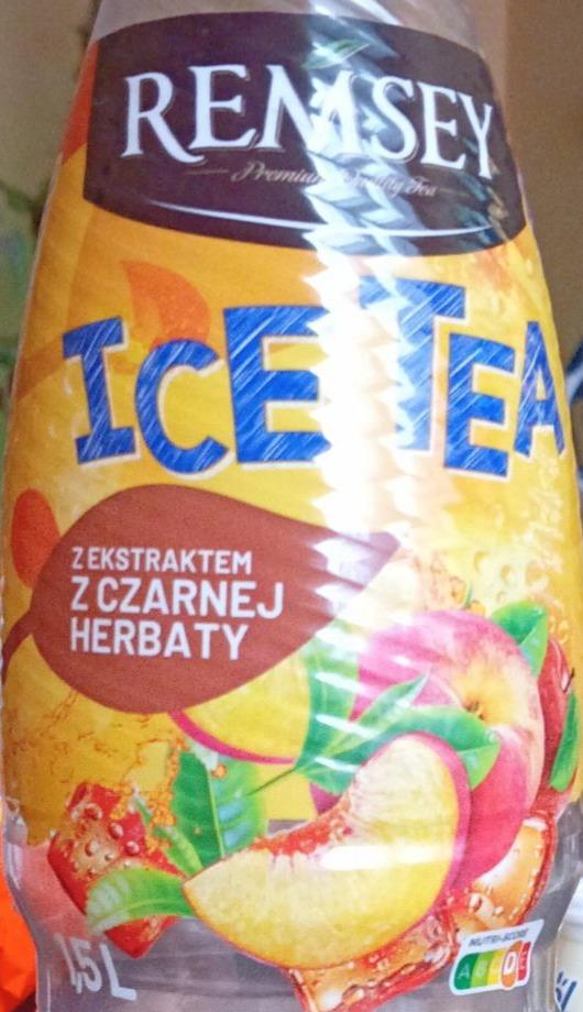 Fotografie - Ice tea z ekstraktem z czarnej herbaty jabłko brzoskwinia Remsey