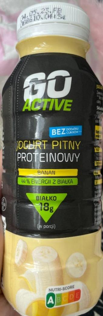 Fotografie - Jogurt pitny proteinowy Banan Go Active