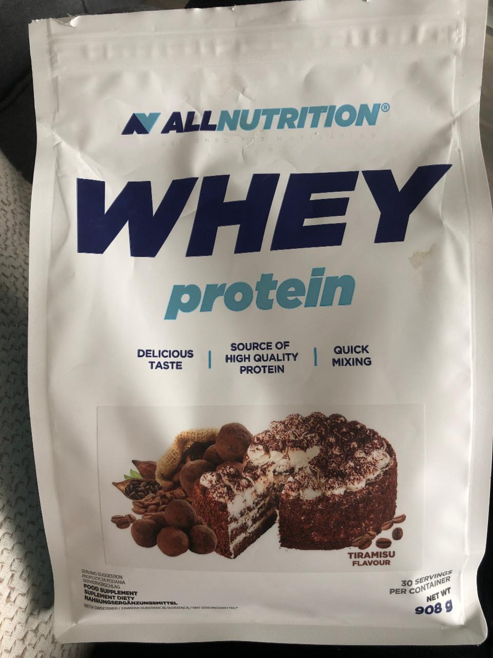 Fotografie - Whey protein Tiramisu Allnutrition