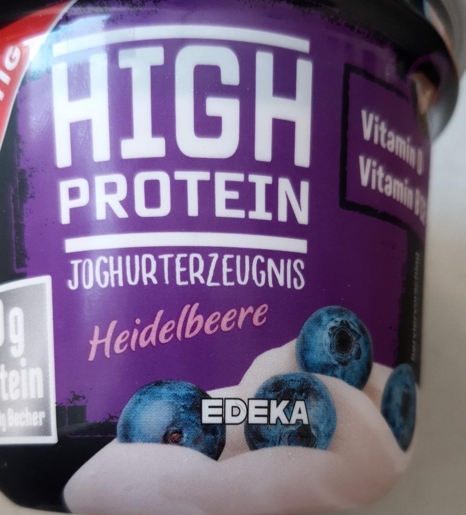 Fotografie - High protein Joghurterzeugnis Heidelbeere Gut&Günstig