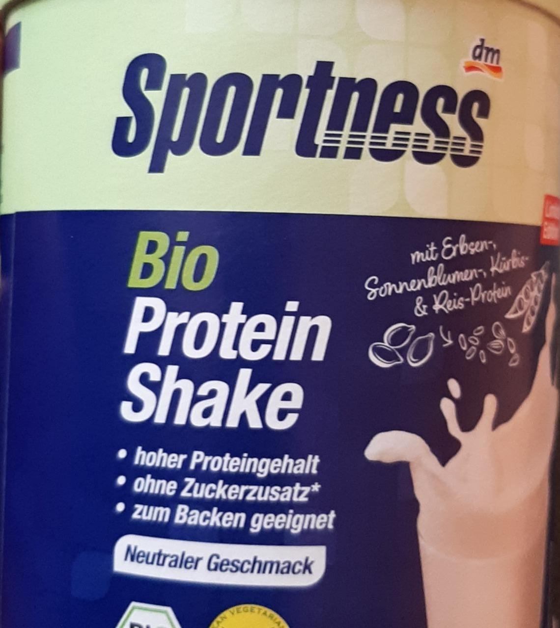 Fotografie - Bio protein Shake Neutraler Geschmack Sportness