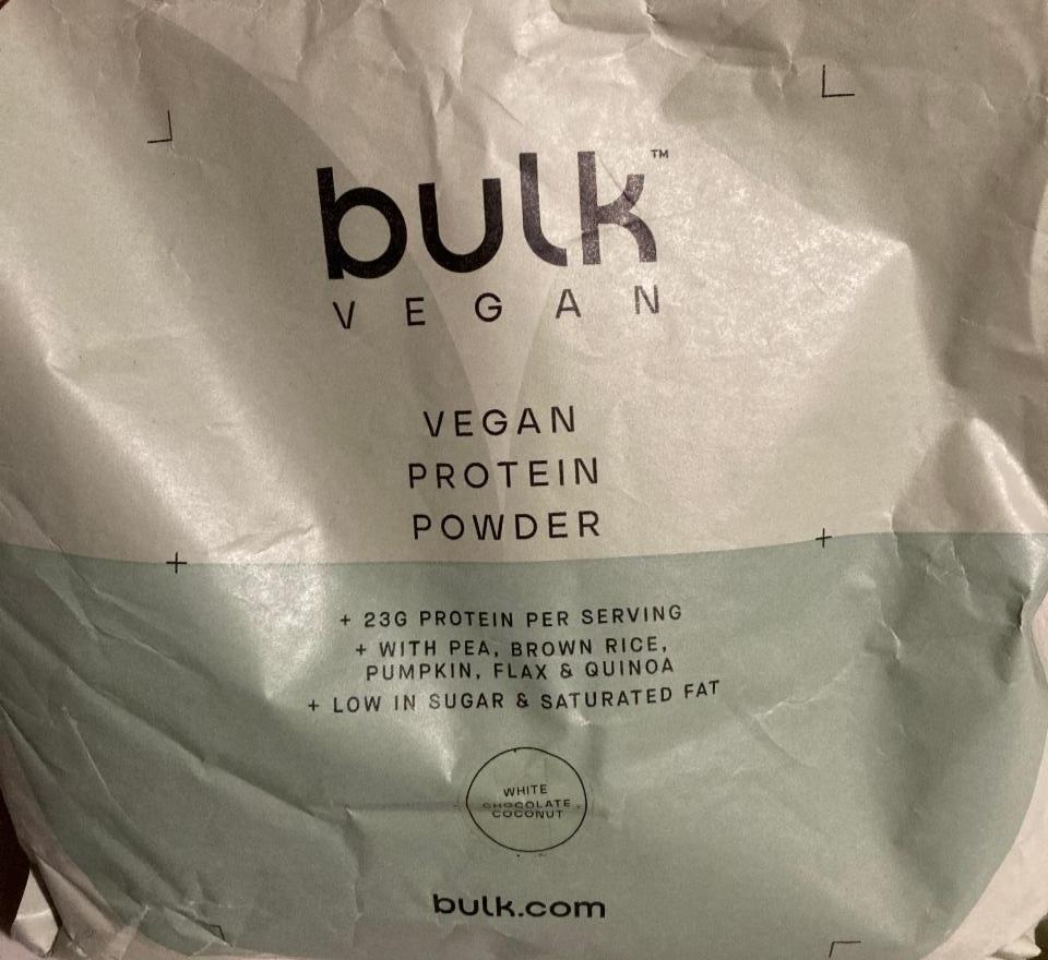 Fotografie - Bulk vegan protein powder