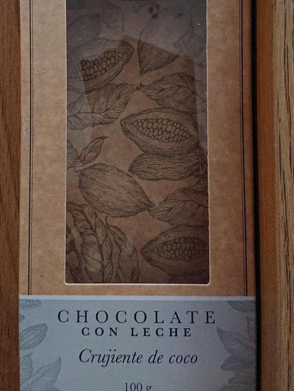 Fotografie - Chocolate con leche Crujiente de coco Xocolata Jolonch Torrons Vicens
