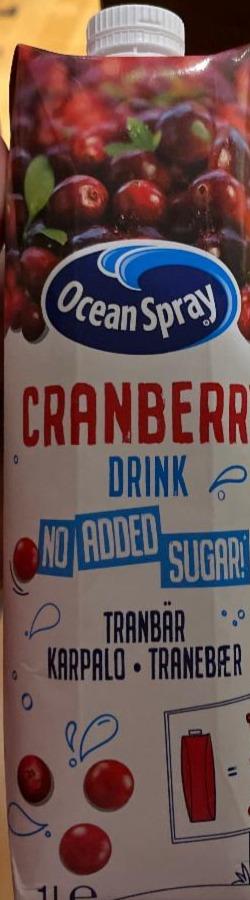 Fotografie - Cranberry drink Ocean Spray