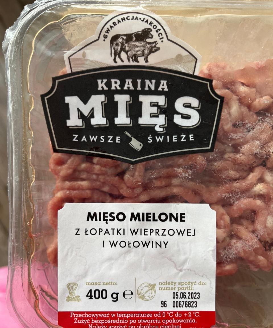 Fotografie - Mięso mielone z łopatki wieprzowej i wołowiny Kraina Mięs