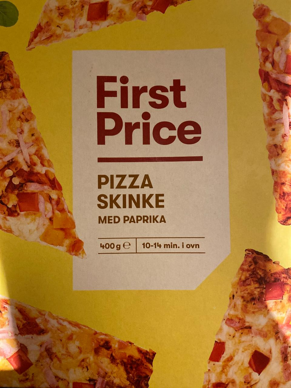Fotografie - Pizza Skinke med Paprika First Price
