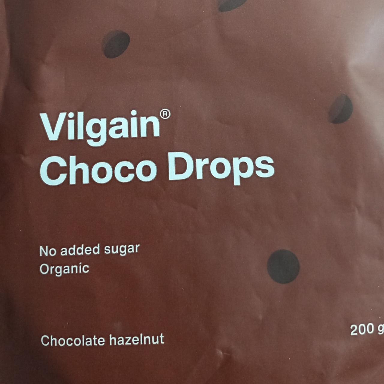 Fotografie - Choco Drops Organic Chocolate hazelnut Vilgain