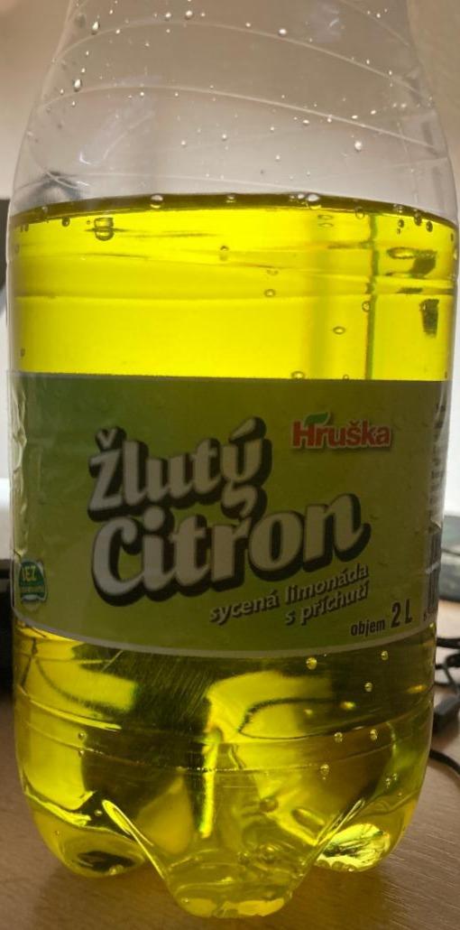 Fotografie - Sycená limonáda Žlutý Citron Hruška