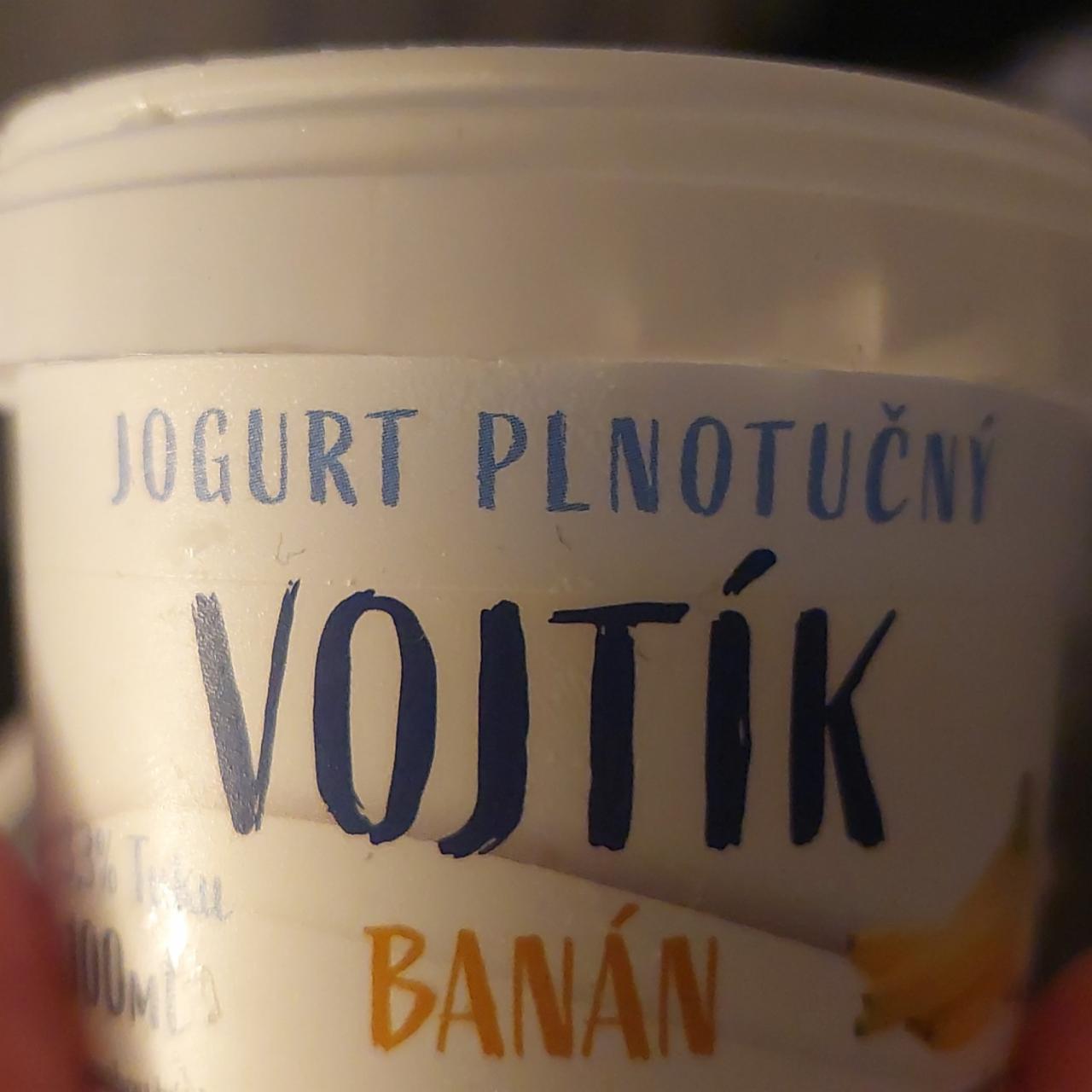 Fotografie - Jogurt plnotučný Vojtík banán Mafita