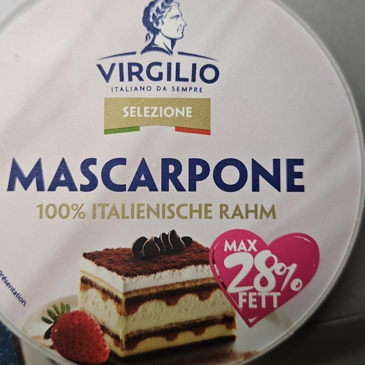Fotografie - Mascarpone 100% Italienische rahm max 28% fett Virgilio