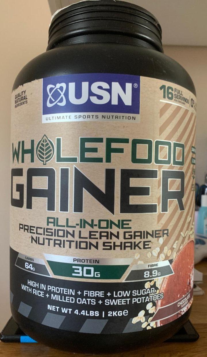 Fotografie - All-In-One Wholefood Gainer Chocolate USN
