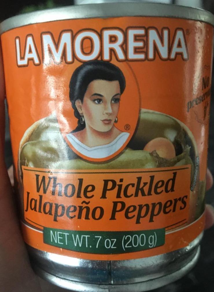 Fotografie - Whole Pickled Jalapeño Peppers La Morena