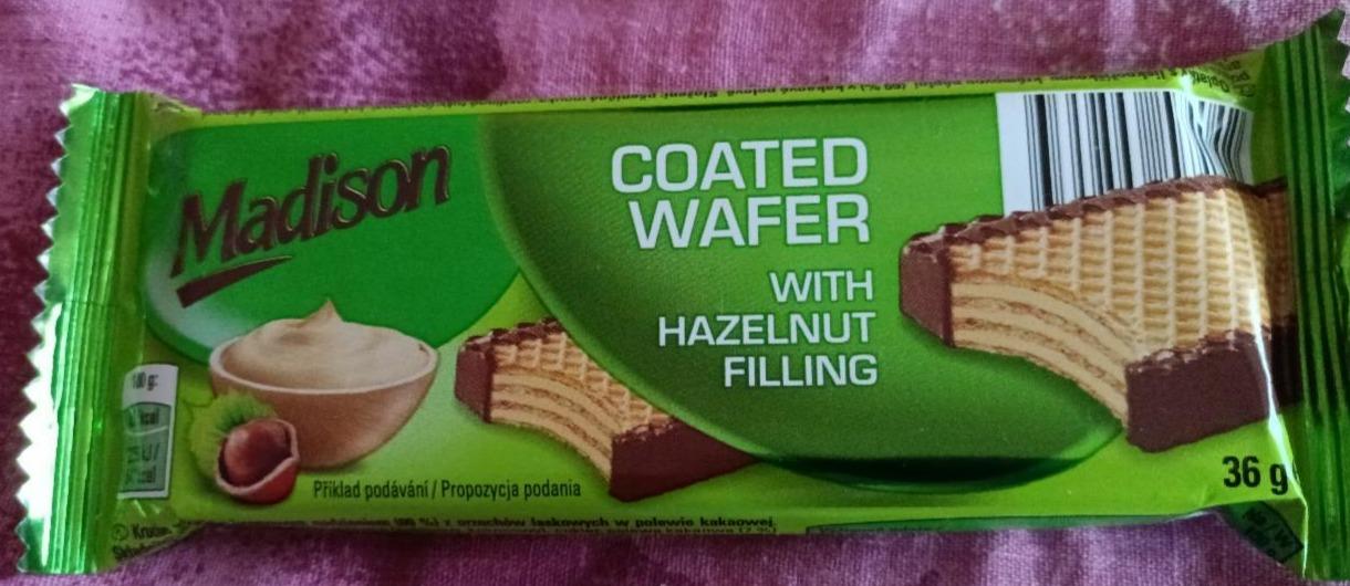 Fotografie - Madison coated wafer with hazelnut filling
