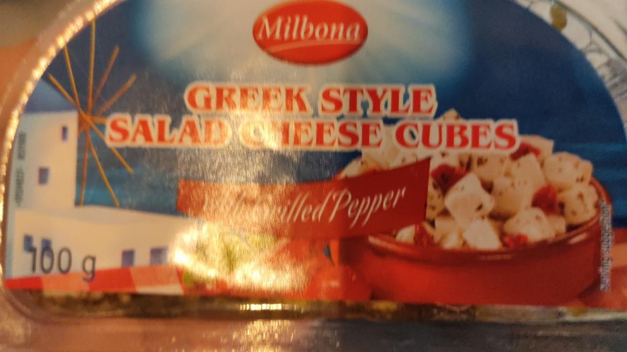 Fotografie - Řecký sýrový salát s paprikou Milbona