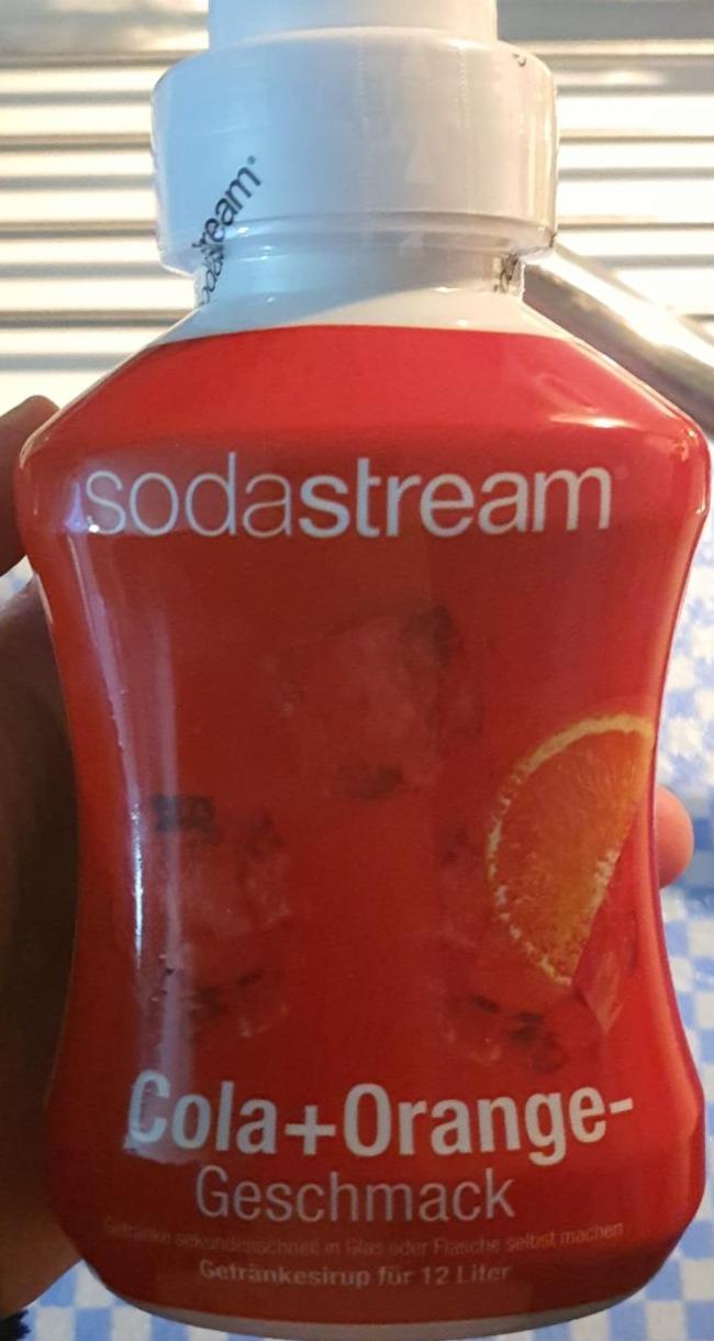 Fotografie - Cola+Orange-Geschmack SodaStream