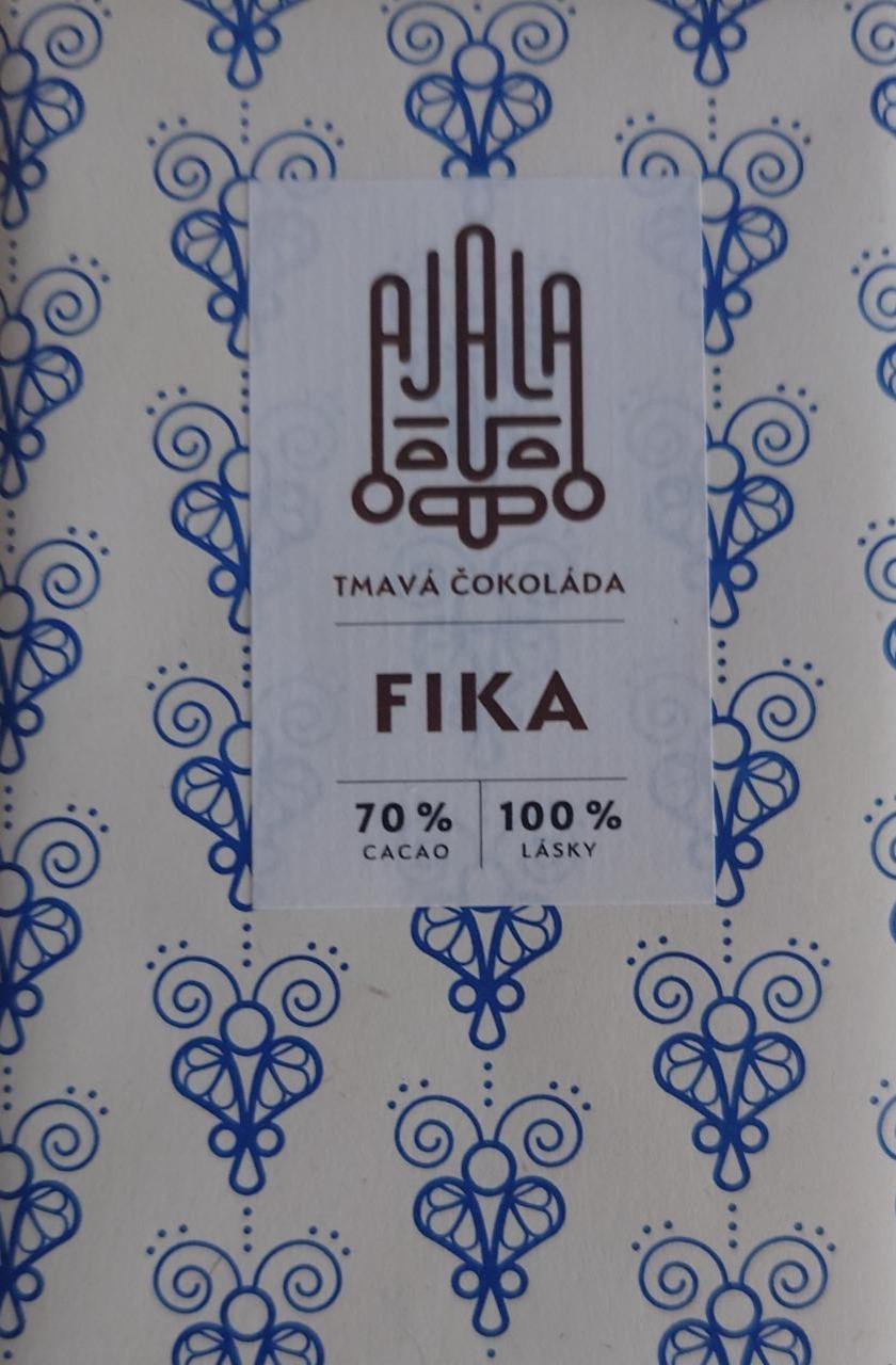 Fotografie - tmavá čokoláda FIKA 70% kakao Ajala