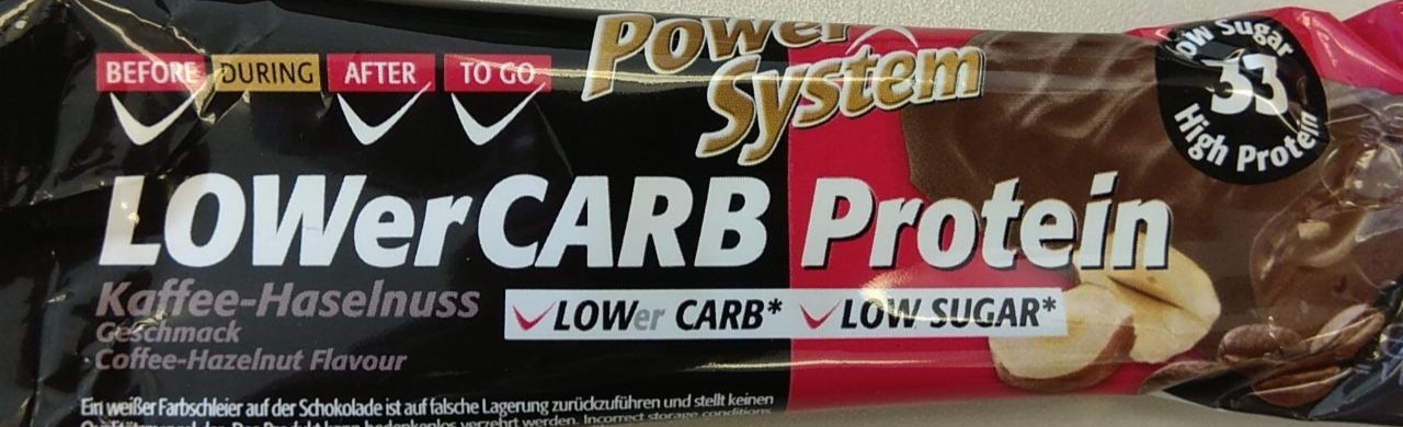 Fotografie - Lower carb protein kaffee-haselnuss Power system