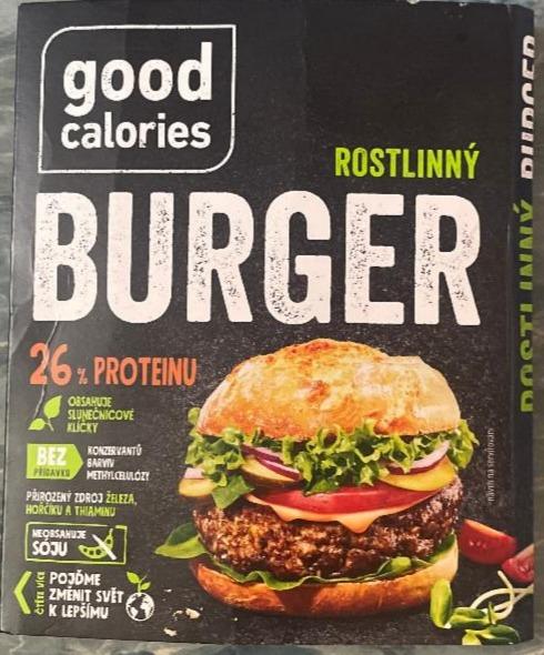 Fotografie - Rostlinný burger Good calories