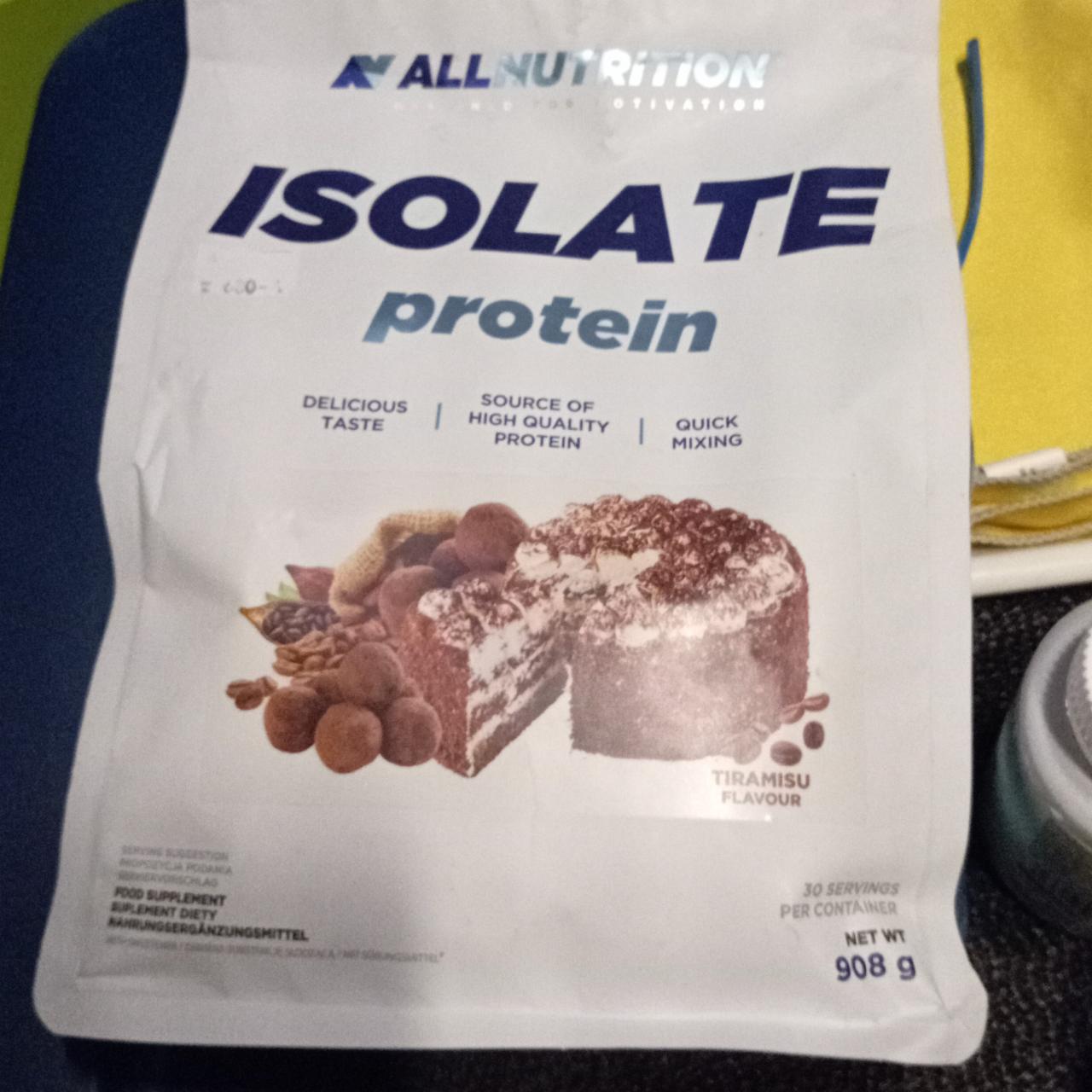 Fotografie - Isolate Protein Tiramisu Allnutrition
