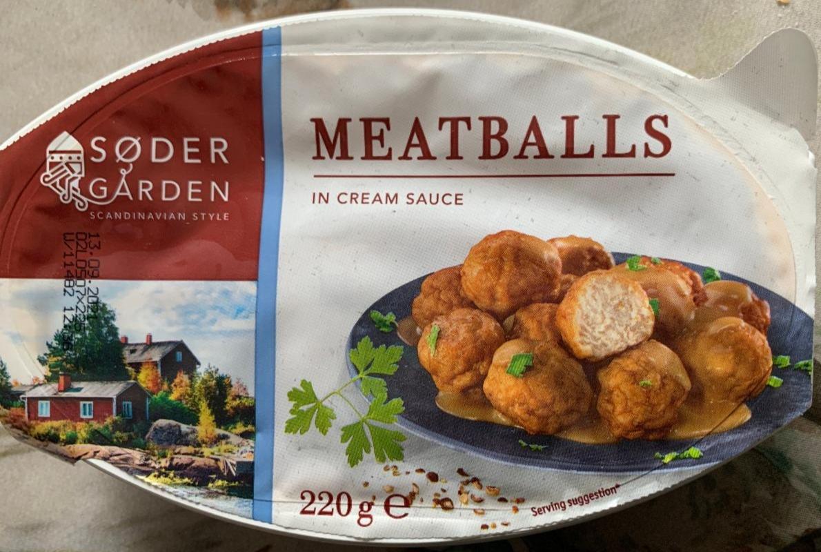 Fotografie - Meatballs in creame sauce Sødergården