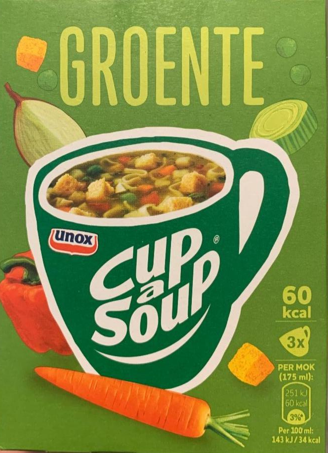 Fotografie - Cup a Soup Groente Unox