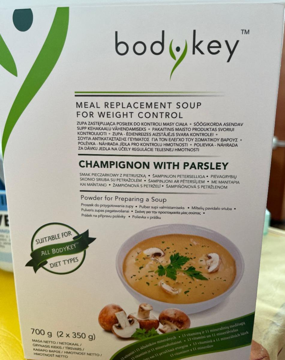 Fotografie - Meal Replacement Soup Champignon with Parsley BodyKey
