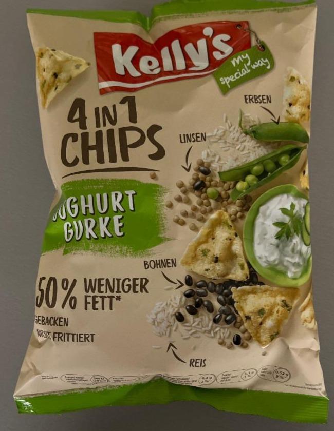 Fotografie - 4in1 Chips Joghurt Gurke Kelly's