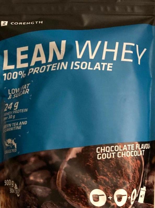 Fotografie - Lean Whey 100% Protein Isolate Chocolate flavour Corength