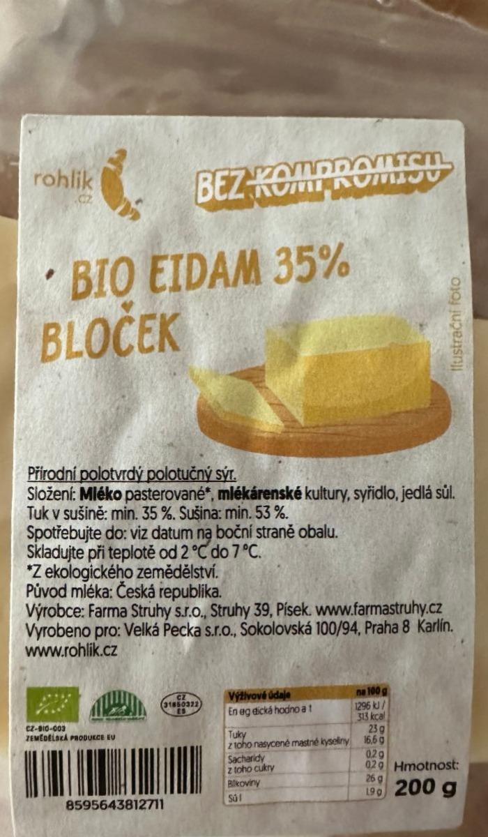 Fotografie - Bio eidam 35% bloček Rohlik.cz