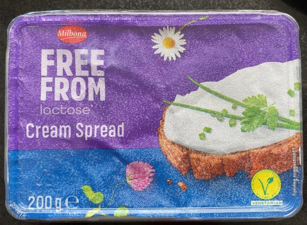 Fotografie - Free from lactose Cream spread Milbona