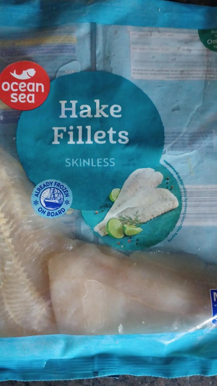 Fotografie - Hake Fillets skinless Ocean Sea