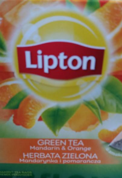 Fotografie - Lipton Green tea Mandarin & orange